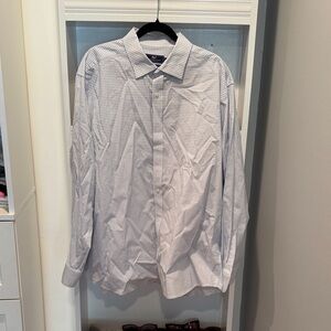 Vineyard Vines “Classic Fit Cooper” Light Blue Check Dress Shirt